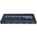 PremiumCord HDMI splitter 1-4 porty, kovové pouzdro, 4K, FULL HD, 3D_1952413188