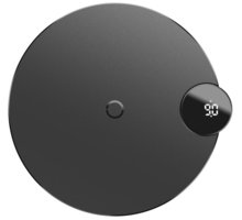 Baseus bezdrátová nabíječka Digtal LED Display, černá