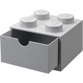Stolní box LEGO, se zásuvkou, malý (4), šedá_992934410
