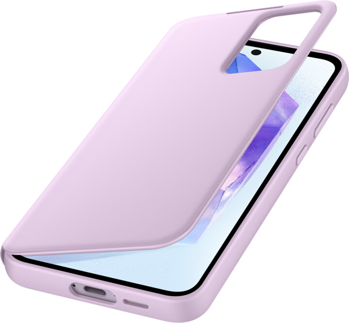 Samsung flipové pouzdro Smart View pro Galaxy A55 5G, fialová_1884226409