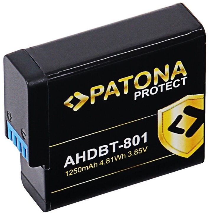 PATONA baterie pro GoPro Hero 5/6/7/8 1250mAh Li-Ion Protect_513881683