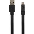 Xtorm kabel USB - micro USB, plochý, M/M, 3m, černá_525308919