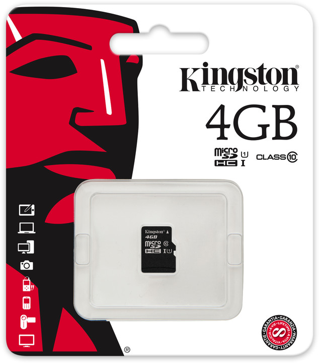 Kingston Micro SDHC 4GB Class 10_2001956690