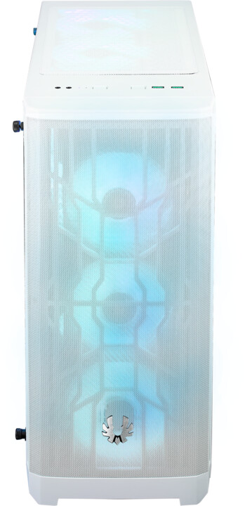 BITFENIX Nova Mesh TG A-RGB, Tempered Glass, bílá_1961509254