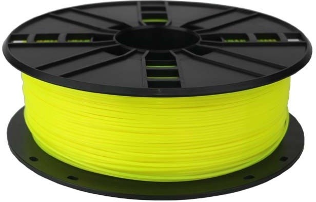 Gembird tisková struna (filament), PLA, 1,75mm, 1kg, fluorescentní žlutá_916764365