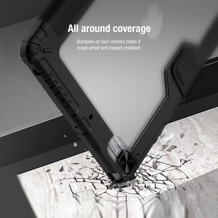 Nillkin flipové pouzdro Bumper Pro Protective Stand pro iPad 10.2&quot; 2019/2020, černá_947439220