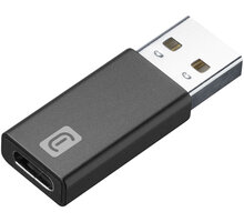 CellularLine redukce USB-C - USB 3.0, F/M, nabíjecí, datová, černá USBCADAPTERTOUSBK