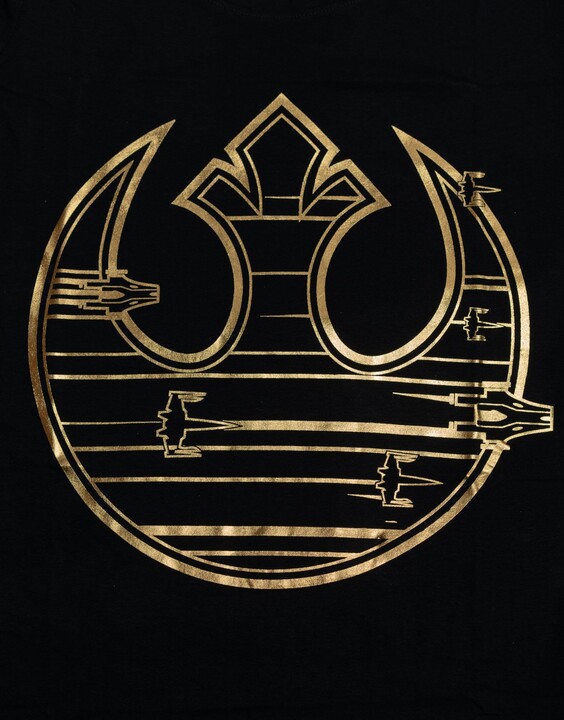 Tričko Star Wars: The Last Jedi - Golden Rebel Logo, dámské (L)_1100224787