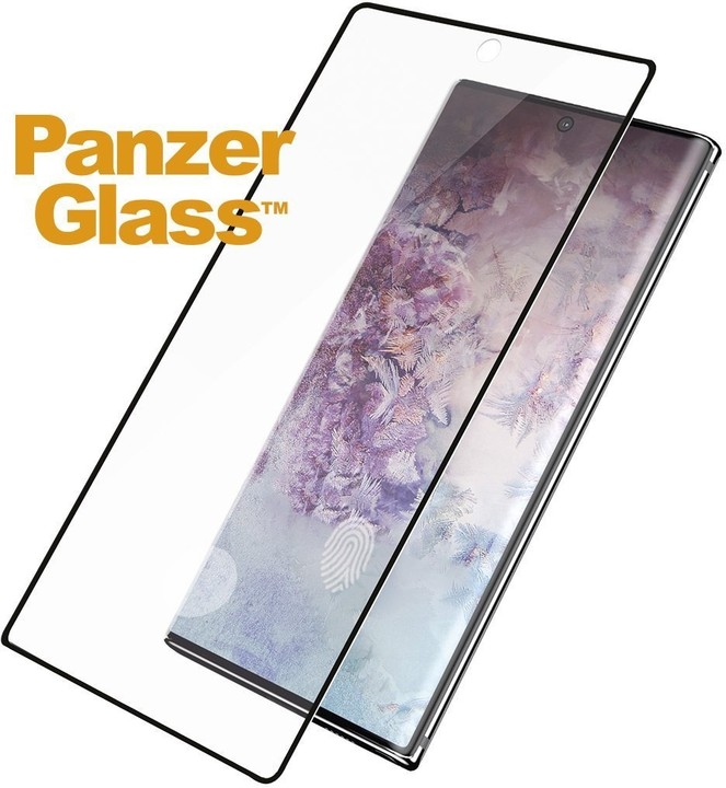 PanzerGlass ochranné sklo Premium pro Samsung Galaxy Note10+, FingerPrint Ready, černá_1671778483