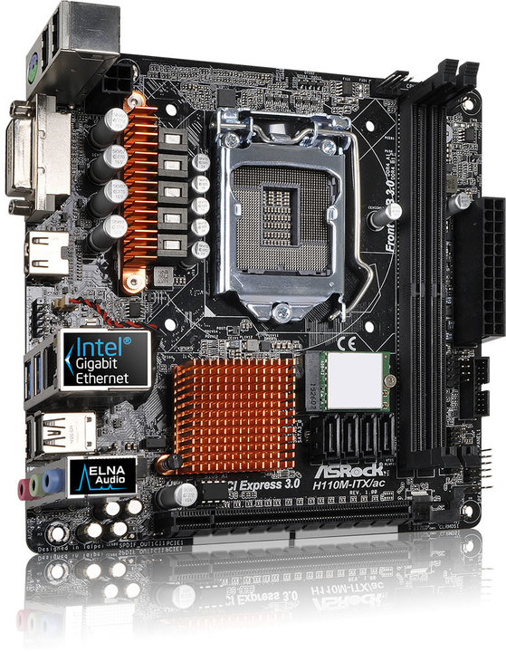 ASRock H110M-ITX/ac - Intel H110_9459117
