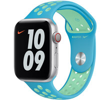Apple řemínek Nike pro Watch Series, sportovní, 40mm, modrá/zelená_126939727