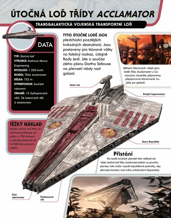 Kniha Star Wars: Encyklopedie stíhaček a jiných plavidel