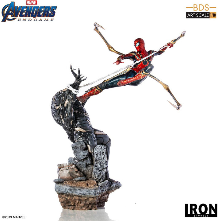 Figurka Iron Studio Avengers: Endgame - Iron Spider Vs. Outrider BDS Art Scale, 1/10_2121378159