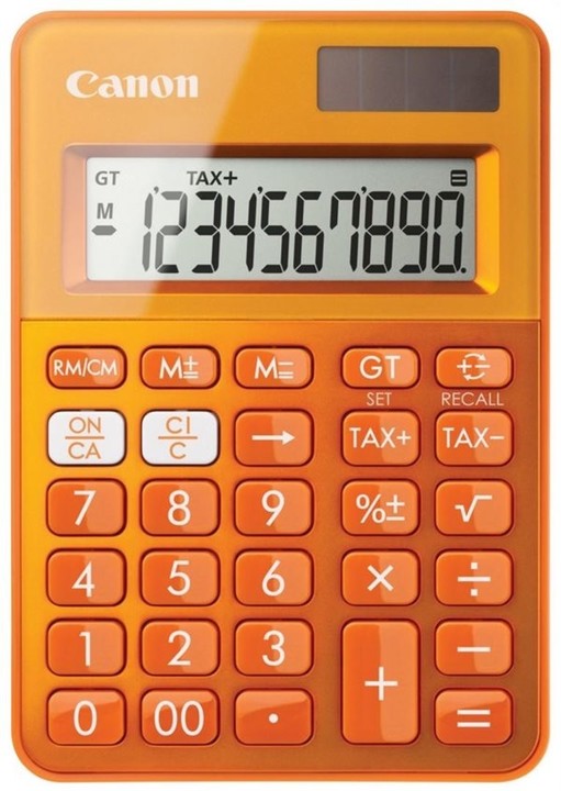 Kalkulačka Canon LS-100K, oranžová v hodnotě 219 Kč_843327848