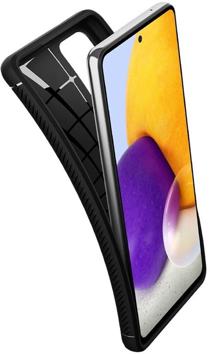Spigen ochranný kryt Rugged Armor pro Samsung Galaxy A72, černá