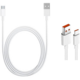 Xiaomi nabíjecí kabel USB-A - USB-C, 6A, 120W, bílá