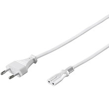 PremiumCord kabel síťový 230V, 3m bílý_1073039156