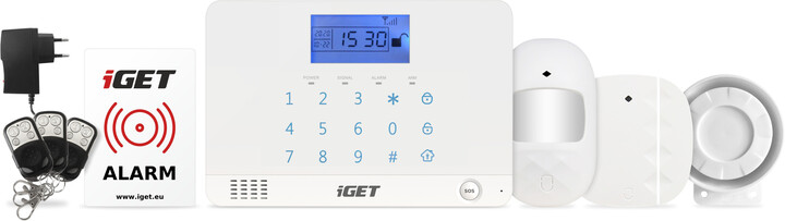 iGET SECURITY M3B - bezdrátový GSM alarm, set_497375995
