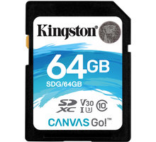 Kingston SDXC Canvas Go! 64GB, UHS-I U3_791192713