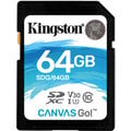 Kingston SDXC Canvas Go! 64GB, UHS-I U3