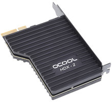 Alphacool Eisblock HDX-2 PCIe 3.0 x4 adapter for M.2 NGFF PCIe SSD- Black_1104303071