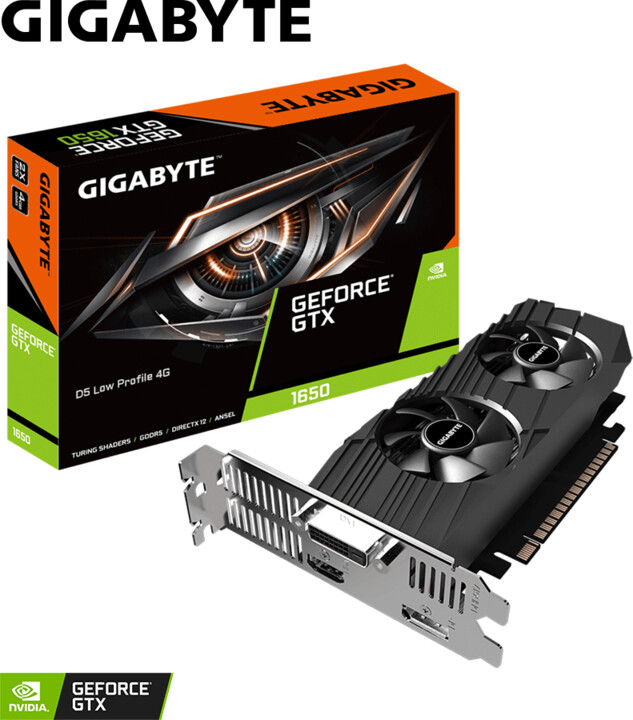 GIGABYTE GeForce GTX 1650 OC Low Profile 4G, 4GB GDDR5_591098098