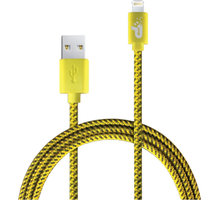 Patriot Lightning kabel MFi,pletený žlutý,1m_919869332