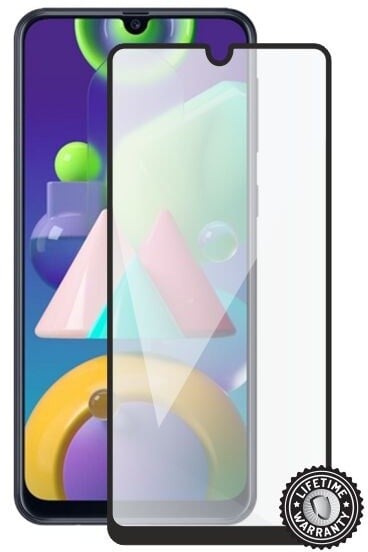 Screenshield ochrana displeje Tempered Glass pro Samsung Galaxy M21, full cover, černá_171446760