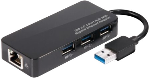 Club3D USB hub CSV-1430 USB 3.0 Type A na 3x USB Type A, RJ45_92847846
