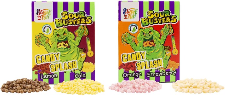Sour Busters Candy Splash, kyselé kameny, 45g_1984202702