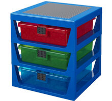 Organizér LEGO, 3 zásuvky, modrá_796439504