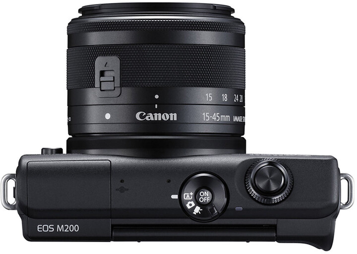Canon EOS M200, černá + EF-M 15-45mm IS STM + SB130 + karta 16GB_1668398616