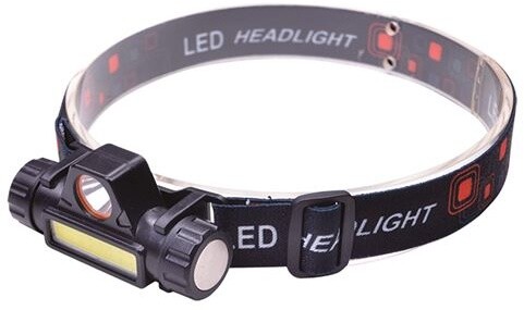 Solight LED čelová svítilna, 3W + COB,150 + 60lm, nabíjecí Li-Ion_1679715726