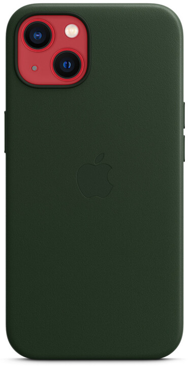 Apple kožený kryt s MagSafe pro iPhone 13, sekvojově zelená_1843882524