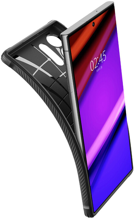 Spigen ochranný kryt Rugged Armor pro Samsung Galaxy S23 Ultra, černá_554759790