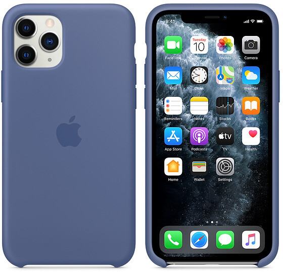 Apple silikonový kryt na iPhone 11 Pro, tmavě modrá_1073714256