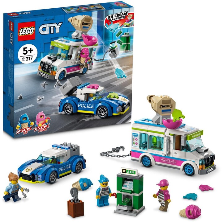 LEGO® City 60314 Policejní honička se zmrzlinářským vozem_778333331