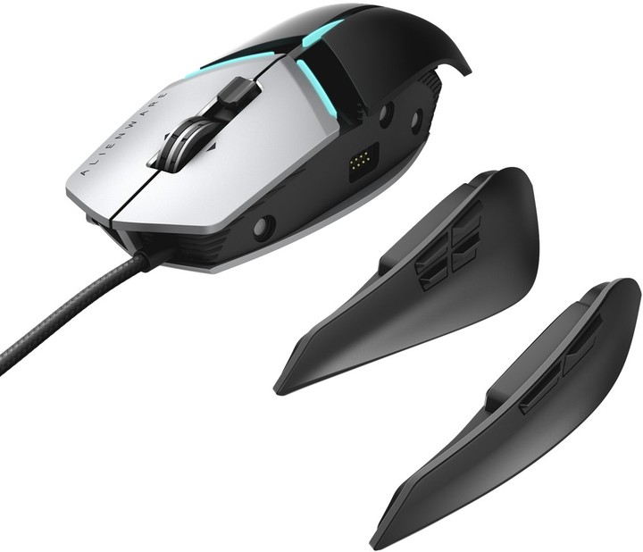 Alienware Elite Gaming Mouse AW959, černá/stříbrná_817177386