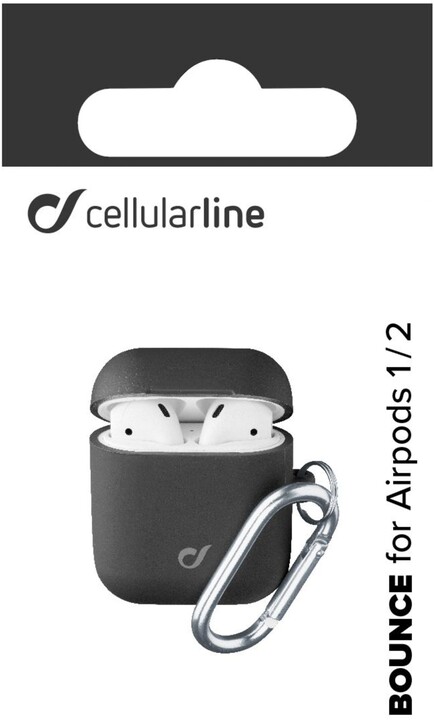Cellularline Bounce ochranný kryt pro Apple AirPods, černá_948864821