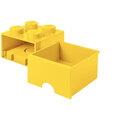 Úložný box LEGO, s šuplíkem, malý (4), žlutá