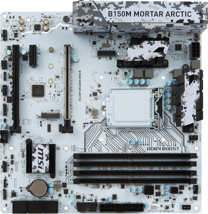 MSI B150M MORTAR ARCTIC - Intel B150_1783585230