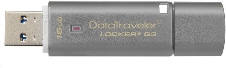 Kingston USB DataTraveler DTLocker+ G3 16GB_2044487623