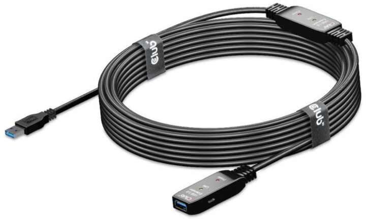 Club3D prodlužovací kabel USB 3.2 Gen1 M/F 28AWG, aktivní, 10m_1920908383