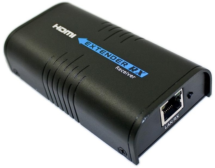 PremiumCord HDMI extender na 120m přes LAN, over IP_1285182087