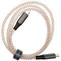 FIXED svítící nabíjecí kabel USB-C - USB-C, PD 60W, 1.2m, duhová_342114809