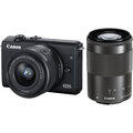 Canon EOS M200, černá + EF-M 15-45mm IS STM + EF-M 55-200mm IS STM