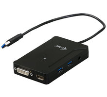 i-tec USB 3.0 Travel Docking Station - cestovní dokovací stanice (HDMI, DVI-I, 3x USB 3.0)_1614082100