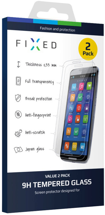 FIXED ochranné tvrzené sklo pro Samsung Galaxy J5, 0.33 mm - 2 ks_1367638338