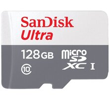 SanDisk Ultra microSDXC 128GB 100MB/s + adaptér