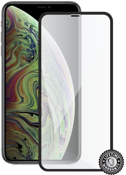 Screenshield ochrana displeje Tempered Glass pro Apple iPhone Xs Max, černá_1681131101
